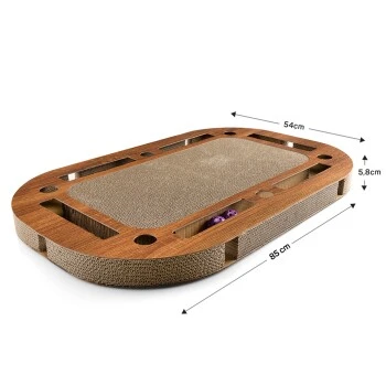 Canadian Cat Company Katzenspielplatz PlayPlate Braun 6 Canadian Cat Company Katzenspielplatz PlayPlate Braun – Bild 6