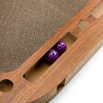 Canadian Cat Company Katzenspielplatz PlayPlate Braun 2 Canadian Cat Company Katzenspielplatz PlayPlate Braun – Bild 2