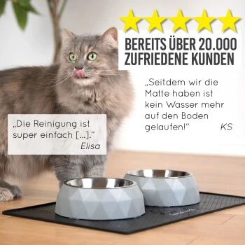 KaraLuna Napfunterlage Aus Silikon 60x40 Cm Eckig Schwarz 6 KaraLuna Napfunterlage Aus Silikon 60x40 Cm Eckig Schwarz – Bild 6