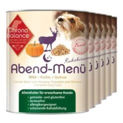 ChronoBalance Nassfutter Für Hunde Abend Menü Wild 4,8 Kg