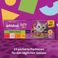 Whiskas Tasty Mix Multipack Chef's Choice In Sauce 40 X 85g 14 Whiskas Tasty Mix Multipack Chef's Choice In Sauce 40 X 85g -Heimtierbedarf Geschäft 1b5210eeef7f453606dcc23e2b6bf2495ca4331f 1410720 de DE Whiskas 5