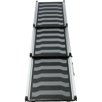 Trixie 3-fach Teleskop-Rampe Aluminium/TPR 2 Trixie 3-fach Teleskop-Rampe Aluminium/TPR – Bild 2