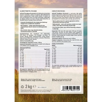 Aniforte Trockenfutter FarmsFamb - Herzhaftes Lamm Mit Süsskartoffeln 2 Kg 2 Aniforte Trockenfutter FarmsFamb - Herzhaftes Lamm Mit Süsskartoffeln 2 Kg – Bild 2