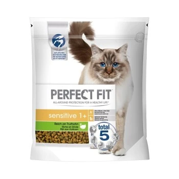 PERFECT FIT Sensitive 1+ Mit Truthahn 5x1,4 Kg 2 PERFECT FIT Sensitive 1+ Mit Truthahn 5x1,4 Kg – Bild 2