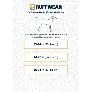 Ruffwear Flat Out™ Halsband Rot/ Gelb L 4 Ruffwear Flat Out™ Halsband Rot/ Gelb L – Bild 4