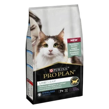 PRO PLAN Liveclear Sterilised Senior 7+ Truthahn 1,4 Kg 1 PRO PLAN Liveclear Sterilised Senior 7+ Truthahn 1,4 Kg