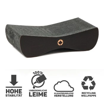 Canadian Cat Company Kratzbrett Satellite S Schwarz 8 Canadian Cat Company Kratzbrett Satellite S Schwarz – Bild 8