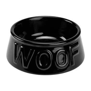 AniOne Keramiknapf Woof Schwarz 1 AniOne Keramiknapf Woof Schwarz