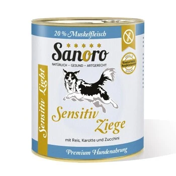 Sanoro Sensitiv Ziege Mit BIO-Gemüse 6x800g 1 Sanoro Sensitiv Ziege Mit BIO-Gemüse 6x800g