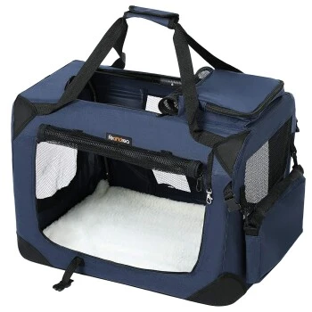 FEANDREA S Transportbox Oxford-Gewebe Dunkelblau 50 Cm, 35 Cm, 35 Cm 1 FEANDREA S Transportbox Oxford-Gewebe Dunkelblau 50 Cm, 35 Cm, 35 Cm
