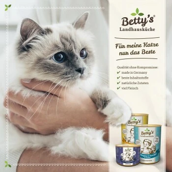 Betty's Landhausküche Frischebeutel Rind & Herz 12 X 100g Für Katze 2 Betty's Landhausküche Frischebeutel Rind & Herz 12 X 100g Für Katze – Bild 2