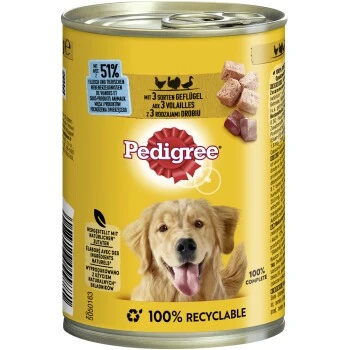 Pedigree Classic 12x400g 3 Sorten Geflügel 1 Pedigree Classic 12x400g 3 Sorten Geflügel