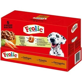 Frolic 5 Fresh Packs Geflügel, Gemüse Und Reis 5 X 1,5kg 1 Frolic 5 Fresh Packs Geflügel, Gemüse Und Reis 5 X 1,5kg