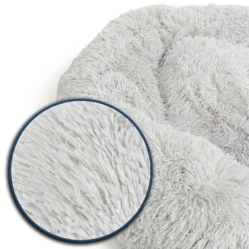 Canadian Cat Company Plüschbett Sarnia S Hellgrau 2 Canadian Cat Company Plüschbett Sarnia S Hellgrau – Bild 2