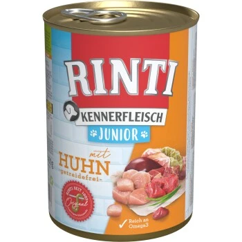 RINTI Kennerfleisch Junior 12x400g Huhn 1 RINTI Kennerfleisch Junior 12x400g Huhn