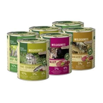 REAL NATURE WILDERNESS Adult Mixpaket 6x800g Mixpaket 1 1 REAL NATURE WILDERNESS Adult Mixpaket 6x800g Mixpaket 1