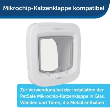 PetSafe Einbauadapter Für Mikrochip Katzenklappe Weiß 4 PetSafe Einbauadapter Für Mikrochip Katzenklappe Weiß – Bild 4