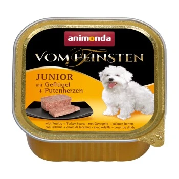 Animonda Vom Feinsten Junior 22x150g Geflügel & Putenherzen 1 Animonda Vom Feinsten Junior 22x150g Geflügel & Putenherzen
