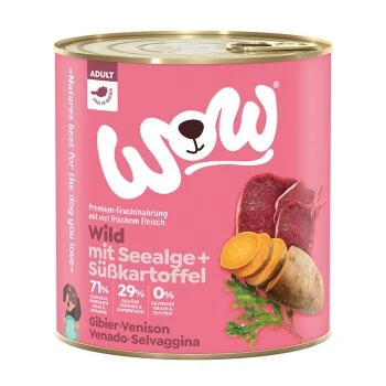 WOW Adult 6x800g Wild Mit Seealge 1 WOW Adult 6x800g Wild Mit Seealge