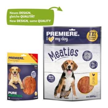 PREMIERE Pure Meaties Huhn XXL 4x250g Vorteilspack 2 PREMIERE Pure Meaties Huhn XXL 4x250g Vorteilspack – Bild 2