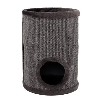 Lionto 50cm Kratztonne Mit Sisal Kratzturm Grau 5 Lionto 50cm Kratztonne Mit Sisal Kratzturm Grau – Bild 5