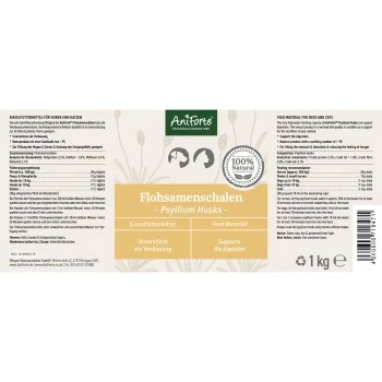 Aniforte Flohsamenschalen 1kg 5 Aniforte Flohsamenschalen 1kg – Bild 5
