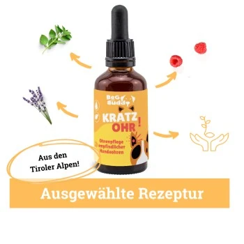 BeG Buddy Ohrreiniger Für Hunde, Juckreiz, Verschmutzung & Ohrmilben, Ohrenpflege Hund 3 BeG Buddy Ohrreiniger Für Hunde, Juckreiz, Verschmutzung & Ohrmilben, Ohrenpflege Hund – Bild 3