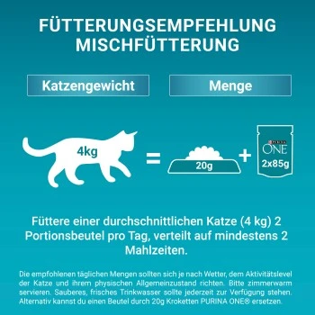 Purina ONE Sterilcat 26x85g Mit Truthahn Und Grünen Bohnen 2 Purina ONE Sterilcat 26x85g Mit Truthahn Und Grünen Bohnen – Bild 2