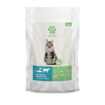 Fellicita Meeresfrüchte, Seelachs & Rind 6x 295g Frischebeutel 1 Fellicita Meeresfrüchte, Seelachs & Rind 6x 295g Frischebeutel