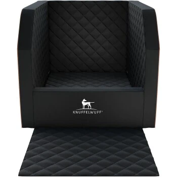 Knuffelwuff Autositz Cargo Für Den Rücksitz Schwarz M 4 Knuffelwuff Autositz Cargo Für Den Rücksitz Schwarz M – Bild 4