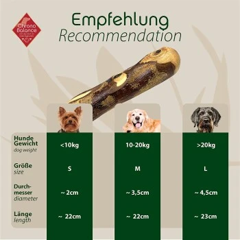 ChronoBalance Olivenholz Für Hunde 210 G 4 ChronoBalance Olivenholz Für Hunde 210 G – Bild 4