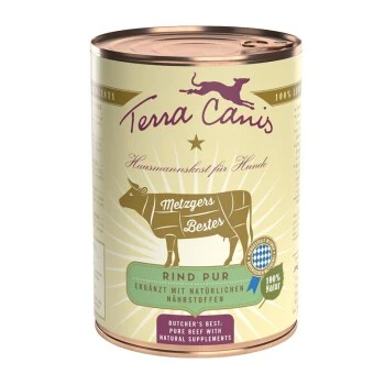 Terra Canis Fleisch PUR 6x400g Rind Pur 1 Terra Canis Fleisch PUR 6x400g Rind Pur