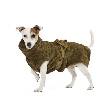 Lills Hundebademantel "Olive" 35 Cm 3 Lills Hundebademantel "Olive" 35 Cm – Bild 3