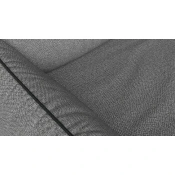 Knuffelwuff Orthopädisches Hundebett Amelie Aus Velours Mit Handwebcharakter Grau M-L 2 Knuffelwuff Orthopädisches Hundebett Amelie Aus Velours Mit Handwebcharakter Grau M-L – Bild 2