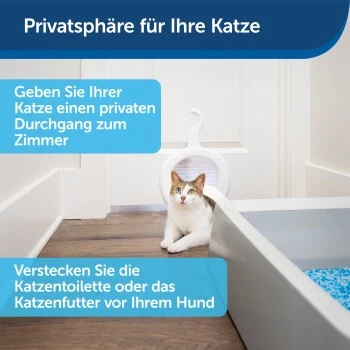 PetSafe Katzentunnel Für Zimmertüren, Weiß 3 PetSafe Katzentunnel Für Zimmertüren, Weiß – Bild 3
