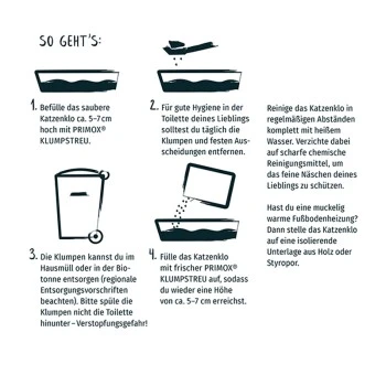 PRIME PRIMOX Klumpstreu Babypuderduft Silikat 12kg 4 PRIME PRIMOX Klumpstreu Babypuderduft Silikat 12kg – Bild 4