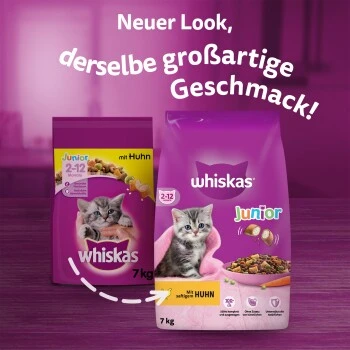Whiskas Junior Huhn 7 Kg 4 Whiskas Junior Huhn 7 Kg – Bild 4
