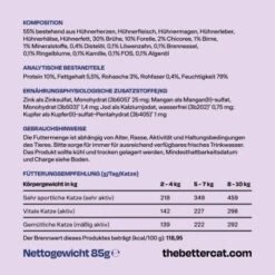 The Better Cat Nassfutter Huhn & Forelle 595 G 13 The Better Cat Nassfutter Huhn & Forelle 595 G -Heimtierbedarf Geschäft e9af15afb9d54bef5294bb1a5c9555f755b389b8 1664526 de DE f51d098c1ab564eb9507b2cf81107d63594aa589GScbpT