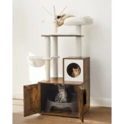 FEANDREA Kratzbaum Mit Katzentoilette Braun Braun -Heimtierbedarf Geschäft f0cc926189762ee51426b4aae2d702af14dc9c30 1483588 de DE b68df4febc6e41299daeb5237640a9f23d24b61067dqqz