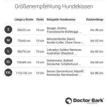 Doctor Bark Liegekissen Grau S 5 Doctor Bark Liegekissen Grau S – Bild 5
