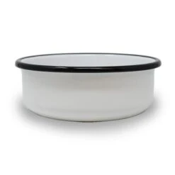 Lills Emaillenapf "Nele" - Gr. L - Weiß